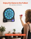 Vevor Electronic Dartboard Led-illuminated With 48 Games   500  Variations