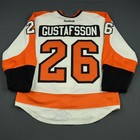 2013-14 Erik Gustafsson Philadelphia Flyers Game Used Worn Hockey Jersey Meigray