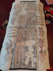 Vtg 70s Vera Neumann Linen Tea Towel Mushroom Pea Carrot More 29  X 16  New Nwt