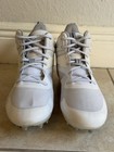 Under Armour Command Mc Mid Ua Lacrosse Cleats White 3025639-100 Men   s Size 13
