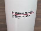 Official Porsche Experience Center Atlanta Metal Travel Mug White Black 20oz
