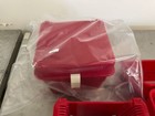Entegris  150 Mm  6 Inch   Wafer Cassette   Box  Pa182-60mb  Red  Refurbished