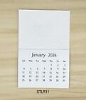 2026 Tear Off Mini Calendars - 2 1 4  X 3   lot Of 12   Craft Calendar Pads