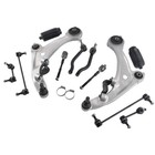 12pcs Front Lower Control Arms Tierod Set Fit For 2007-2012 Nissan Altima