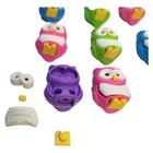Bulk Owl Pencil Erasers  12 Pack  3d Shape  Self Standing  Rubber  Size 1 25  Ki