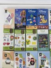 Lot Of 22 Cricut Cartridges Disney Shapes   Fonts Complete W  Books   Overlays
