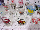 Lot 35 Vtg Collectible Souvenir Shot Glasses-states Cities Novelty And More