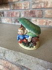 Pixie Elf Hand Painted Mushrooms Ceramic Planter 4   Original Vintage Art Deco