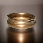 Antique Metal Bowl Asian Censer   Urli - 2 5  Across               Estate Brass