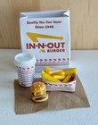 1 12 Dollhouse Miniature Handmade Clay Fast-food Burger French Fries In-n-out