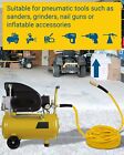 Dewenwils 3 8 Inch X 50ft Air Hose 300 Psi Flexible And Kink Resistant Hybrid