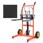 Material Lift Winch Stacker  Hydraulic Lift Table Cart 36  Lift Height 450lbs