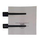 Chanel Hair Clip Set  2pcs  - New In Box  Black silver
