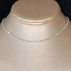 3mm 10ct Round Lab Created Diamond Tennis Necklace 16 Inch 14k White Gold Plated