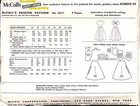 Rare Vintage 1950s Dress Mccall Sewing Pattern 3577 Bust 32 Uc Ff