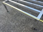 36    X 20  X 12    Restaurant Aluminum Dunnage Rack Commercial Floor Food Shelf