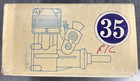 Vintage 1974  Flash Model Airplane Engine 35 Star Light Hou Industry Nib