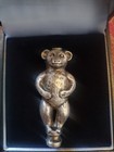 Antique Silver Monkey Large Statement Charm Pendant Birmingham 1909 C n