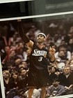 Allen Iverson Autographed Custom Jersey Framed  Beckett  bas  Certified 76ers