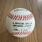 Pete Rose Signed Official National League Baseball With Coa