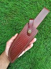 Custom Handmade Fixed Blade Knife Leather Sheath Holster Sheath Hand Engraved