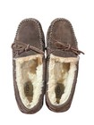 Ugg Australia Women   s Dakota Moccasin Slippers Sheepskin Lined Espresso Sz 9