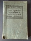 Vtg 1940s  42 Wwii Navy Training Course Manual For Petty Officers 3c And 2c Book