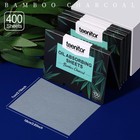 Oil Blotting Papers 400 Count - Bamboo Charcoal Sheets For Oily Skin