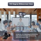 Webcam 1080p Hd Computer Switch 2 Camera - Microphone Laptop Usb Pc Webcam Wi   