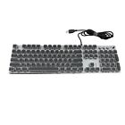 Fiodio Pc Mechanical Gaming Keyboard Led Rainbow Backlit Black Tested F-gkb100