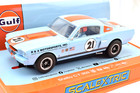 Scalextric  gulf  Shelby Mustang Gt350 Dpr W  Tail Lights 1 32 Slot Car C4570