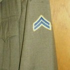 Vintage 1940s Wwii Army Military Uniform Ike Jacket W  Patches Size 34r