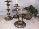 Vintage Ornate Godinger Silver Art Co  Pedestal Candle pastry Stand 6    Tall