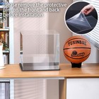 Sanosy Clear Acrylic Display Case Uv Protected Basketball 
