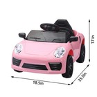 Kids Electric Ride On Car W  Remote Control Swing Function For Girls 3-5y Gift
