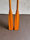 Qualicum Vtg 96  Laminated Fir Boat Oars Bc Canada   Functional Or Wall-hangers