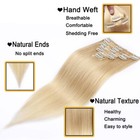     Us Full Head Clip In Remy Human Hair Extensions     100  Real 15-26 Inch On Sale