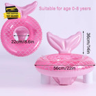 Baby Swimming Float  Inflatable Swim Ring Cute Floaties With Seat And Handle Poo