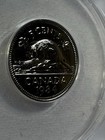 1984 Canada 5 Cents Proof Like Graded Ms 66 By Anacs