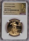 1989-w Gold Eagle 1 Oz   50 Ngc Pf70 Ultra Cameo W  St  Gaudens Facsimile Sign 