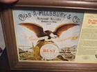 Chas A Pillsbury   Co  America s Millers Minneapolis U s a  Framed Tin Sign 20x9
