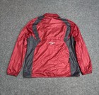 Brooks Running Windbreaker Jacket Men s L Red Lightweight Track Athletic Hooded