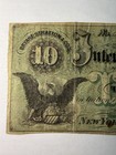 1864 International College Bank  10 Obsolete Note Bryant Stratton 7    X 3   
