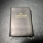 Pocket United States Constitution Book Black Cover     Gold Lettering