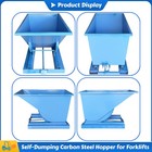 520l Self-dumping Hopper For Forklifts Materials trash Transporting Hopper