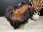 Xxl Brown Sheepskin Rug Pelt Genuine Sheepskin Real Soft Seat Throw Home Decor