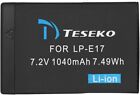 Teseko Power Battery  2-pack  And Dual Charger For Canon Lp-e17