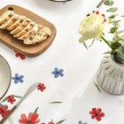 Tablecloth 60 X 84 Inches  Patriotic Poppy Independence Day Tablecloth