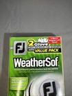 Footjoy Weathersof Pack Of 2 Men s White Golf Gloves Regular Left Small