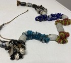 Antique African Trade Bead Necklace Glass Beads Very Old no Clasp 24    - As Is  